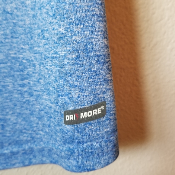 Danskin Now Blue Workout Semi-Fitted Short Sleeve - Picture 7 of 9